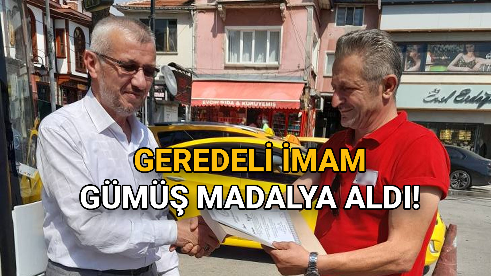 Geredeli İmam Gümüş Madalya Aldı