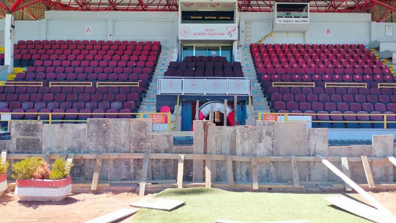 Gözler Bolu Atatürk Stadyumu’na Çevrildi