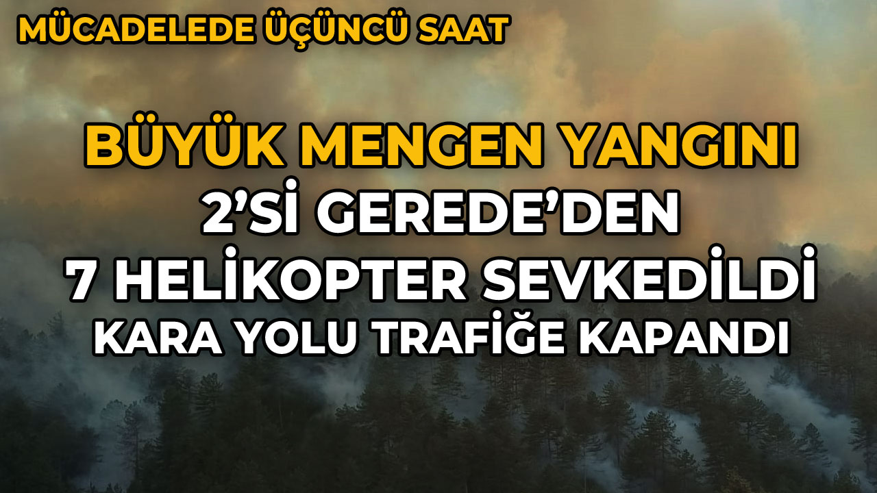 Karayolu Trafiğe Kapandı,