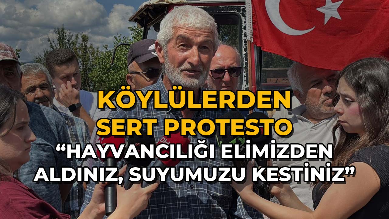Köylülerden Sert Protesto44