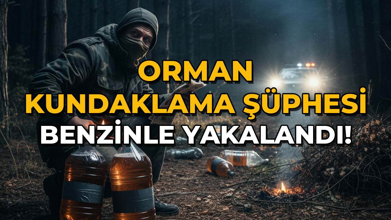 Ormanda Kundaklama Şüphesiyle Yakalandı2