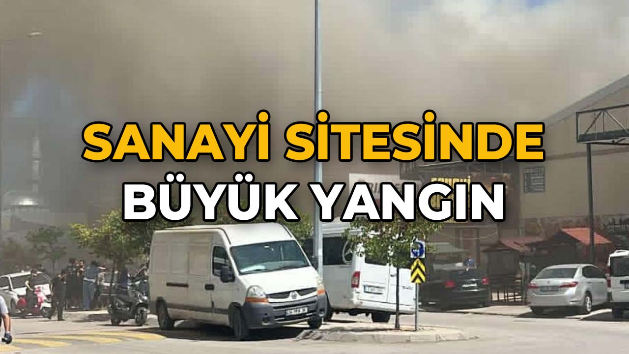 Sanayi Sitesinde Büyük Yangın