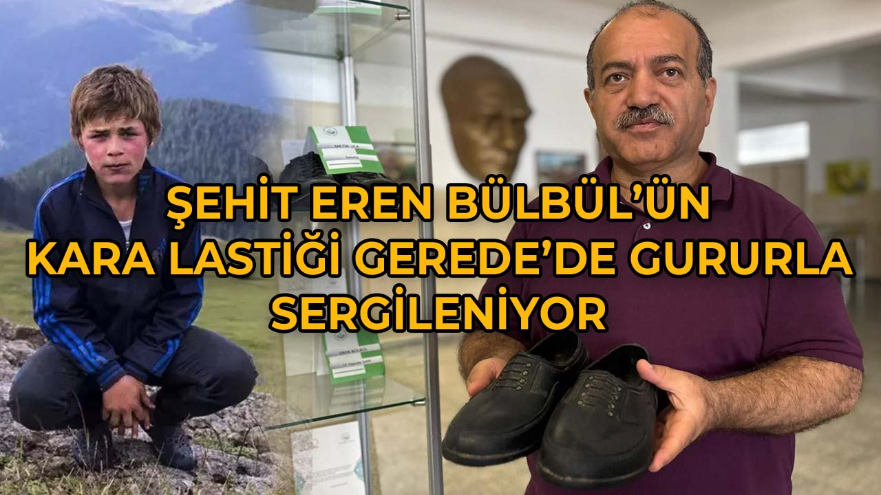 Şehit Eren Bülbül’ün Kara Lastiği Gerede'de Gururla Sergileniyor