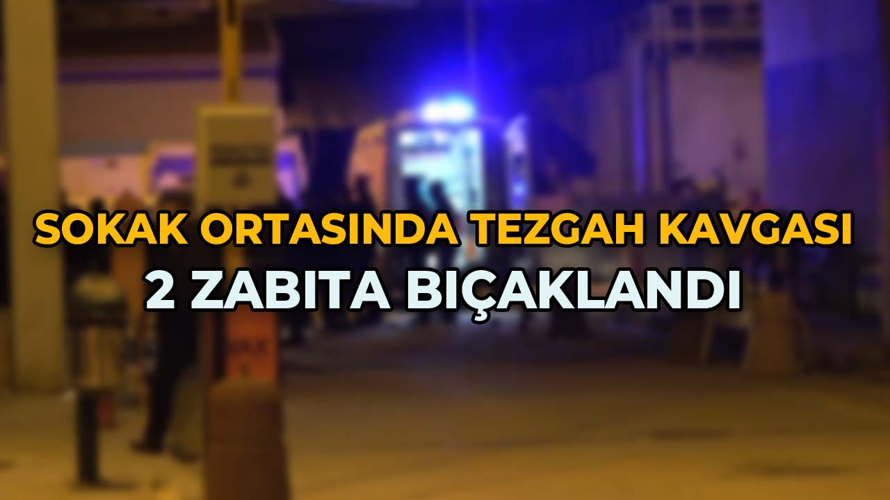 Sokak Ortasında Tezgah Kavgası 2 Zabıta Bıçaklandı
