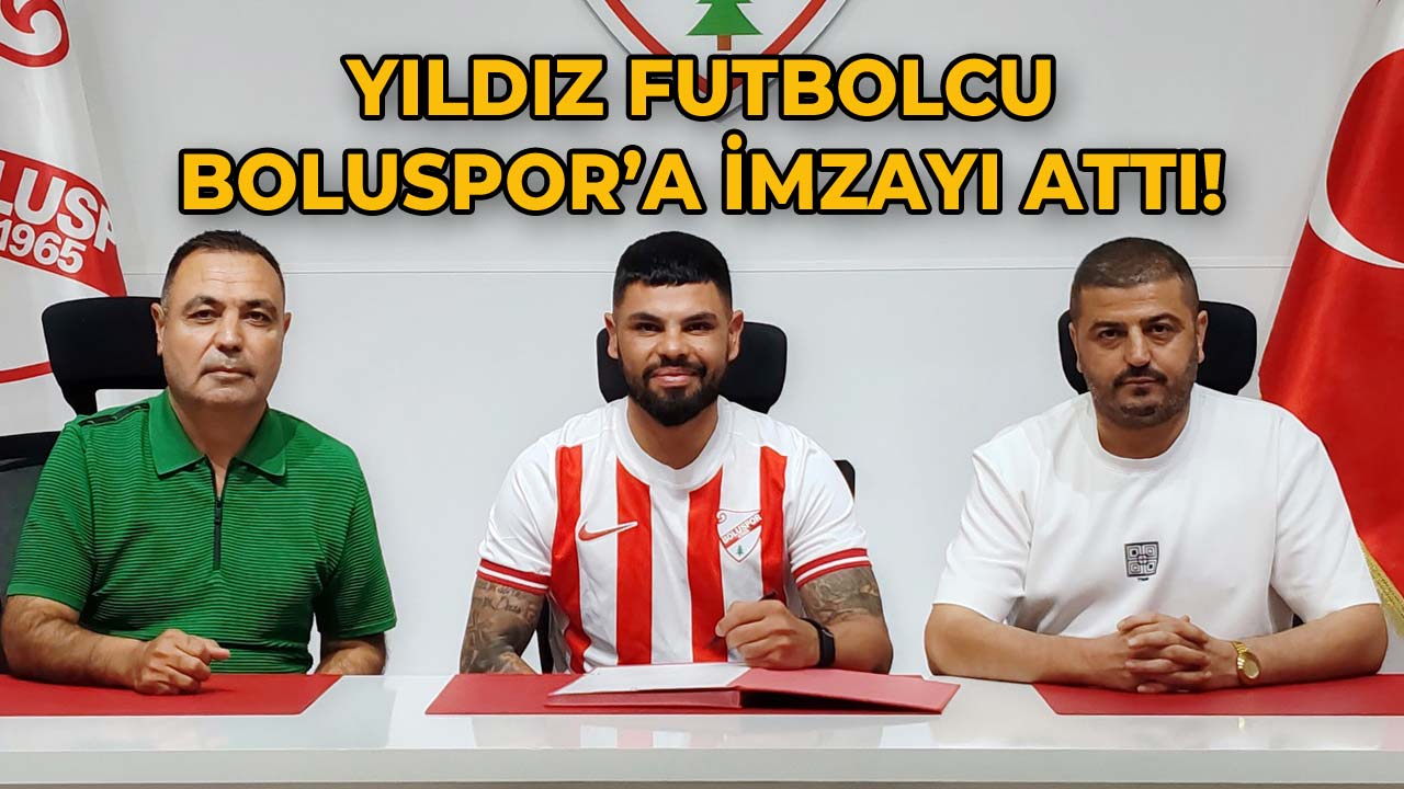 Yıldız Futbolcu Boluspor’a İmzayı Attı