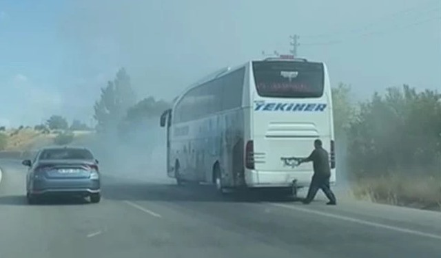 otobüs yangın