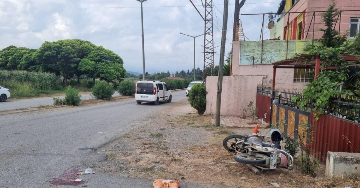 samsun bafrada motosiklet kazasi baba ve kizi yaralandi ldqSVjCf.jpg
