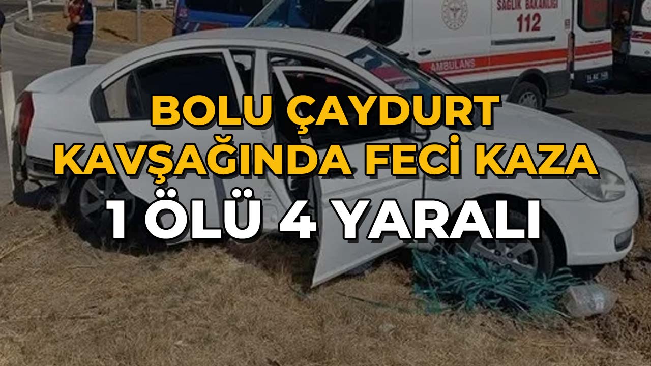 Bolu Çaydurt Kavşağında Feci Kaza
