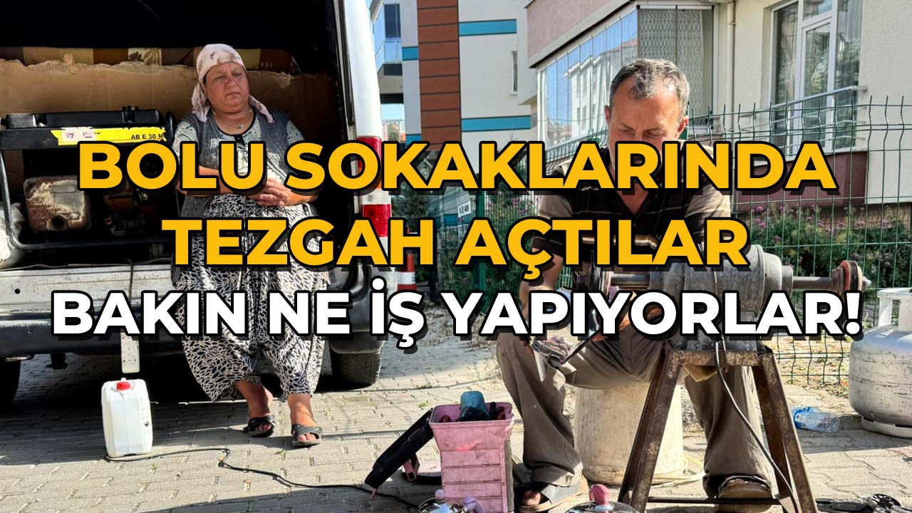 Bolu Sokaklarında Tezgâh Açtılar