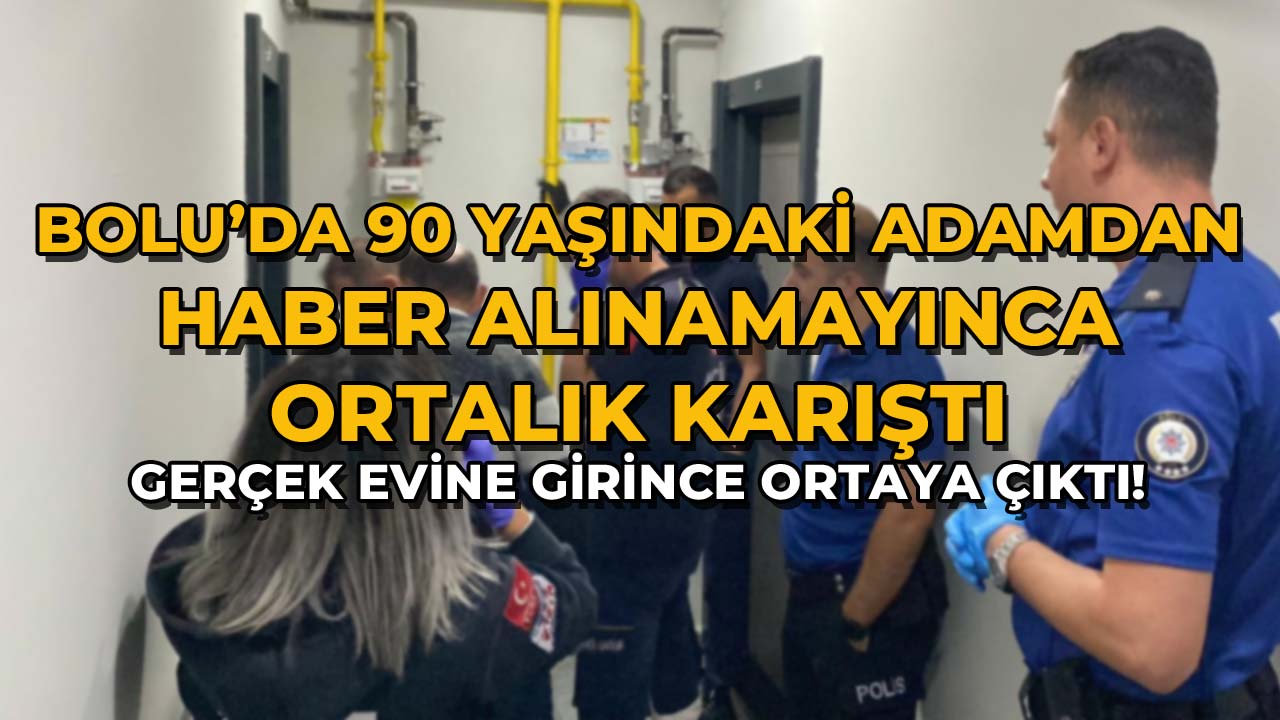 Bolu'da 90 Yaşındaki Adamdan Haber