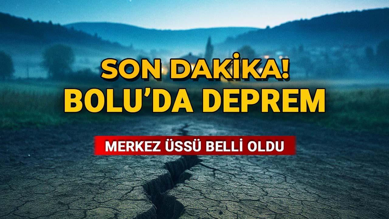 Bolu'da Deprem Oldu!744