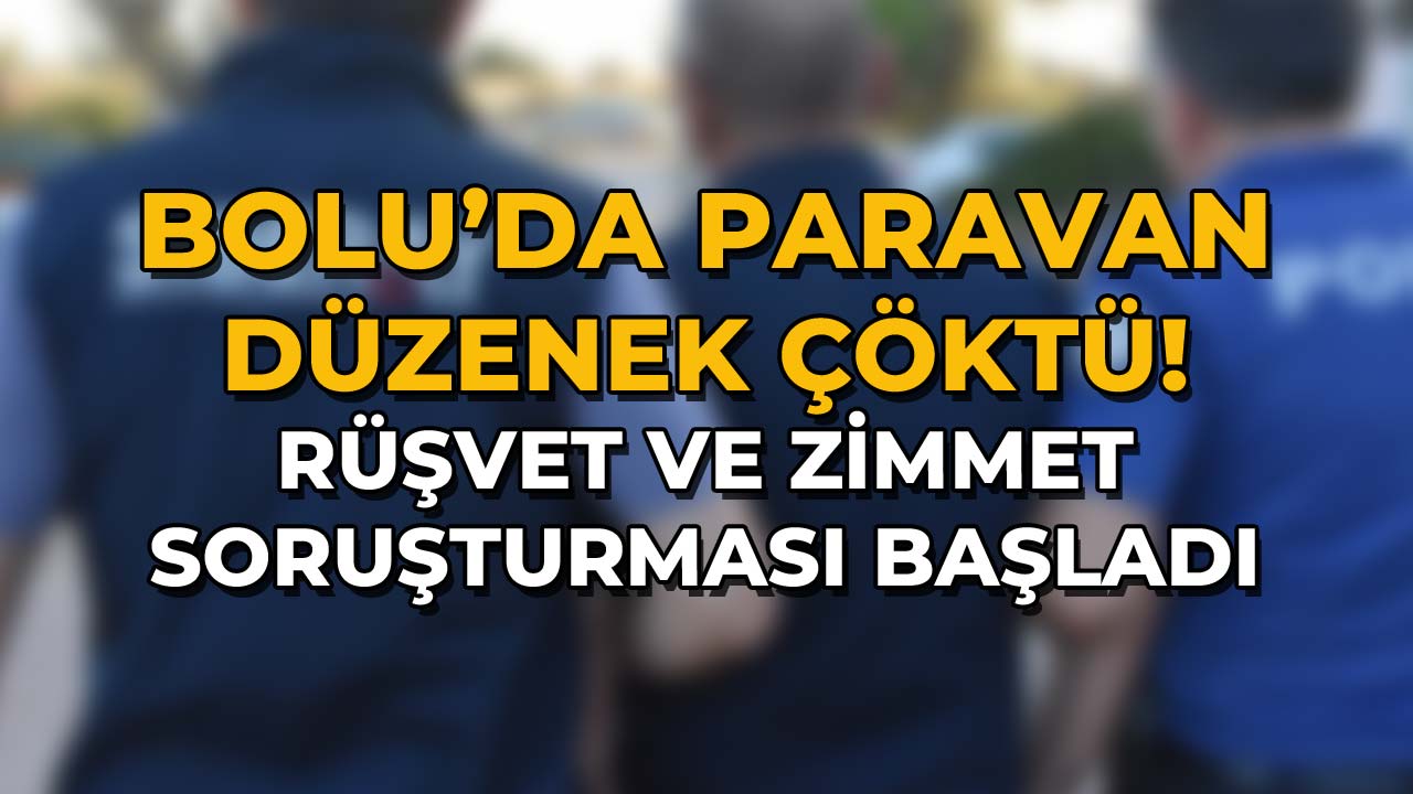 Bolu’da Paravan Düzenek Çöktü!