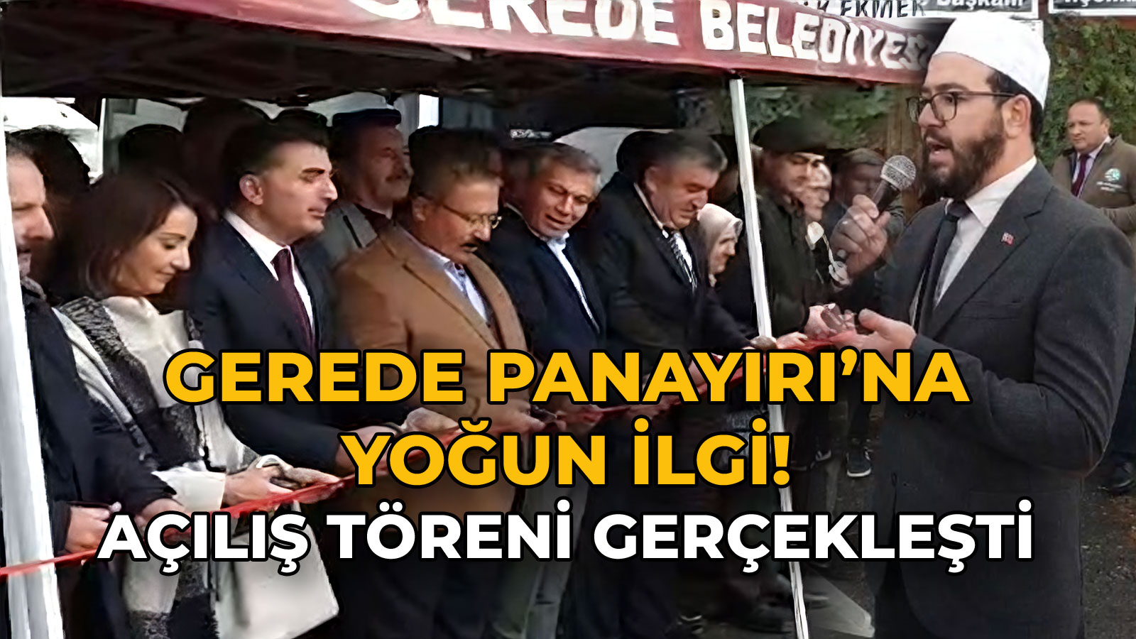 Gerede Panayırı’na Yoğun İlgi! Açılış Töreni Gerçekleşti
