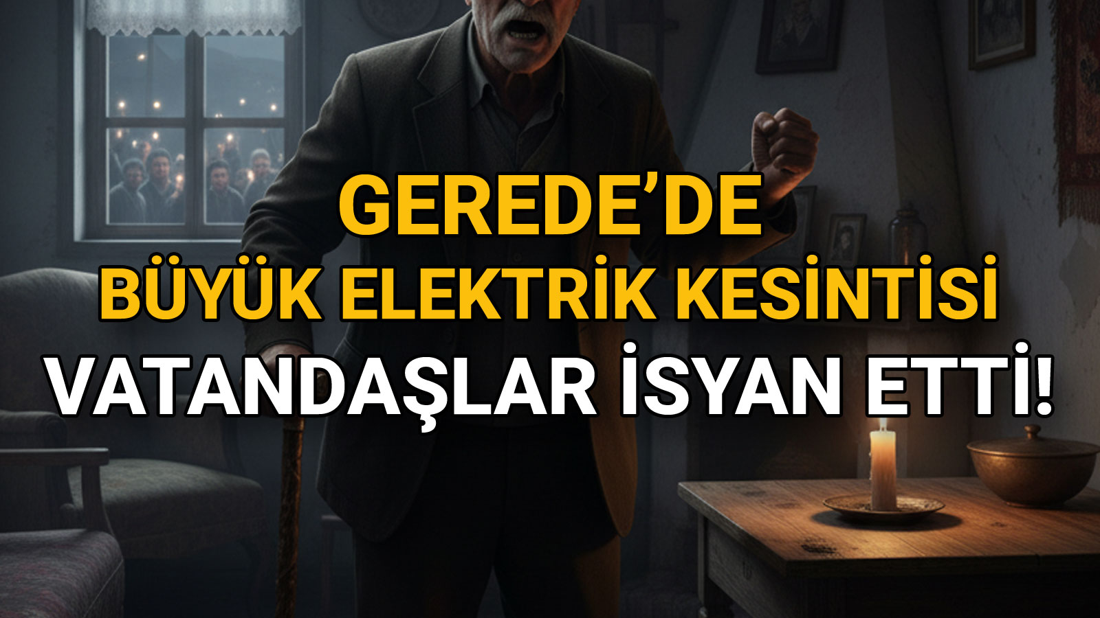 Gerede’de Büyük Elektrik Kesintisi Vatandaşlar İsyan Etti