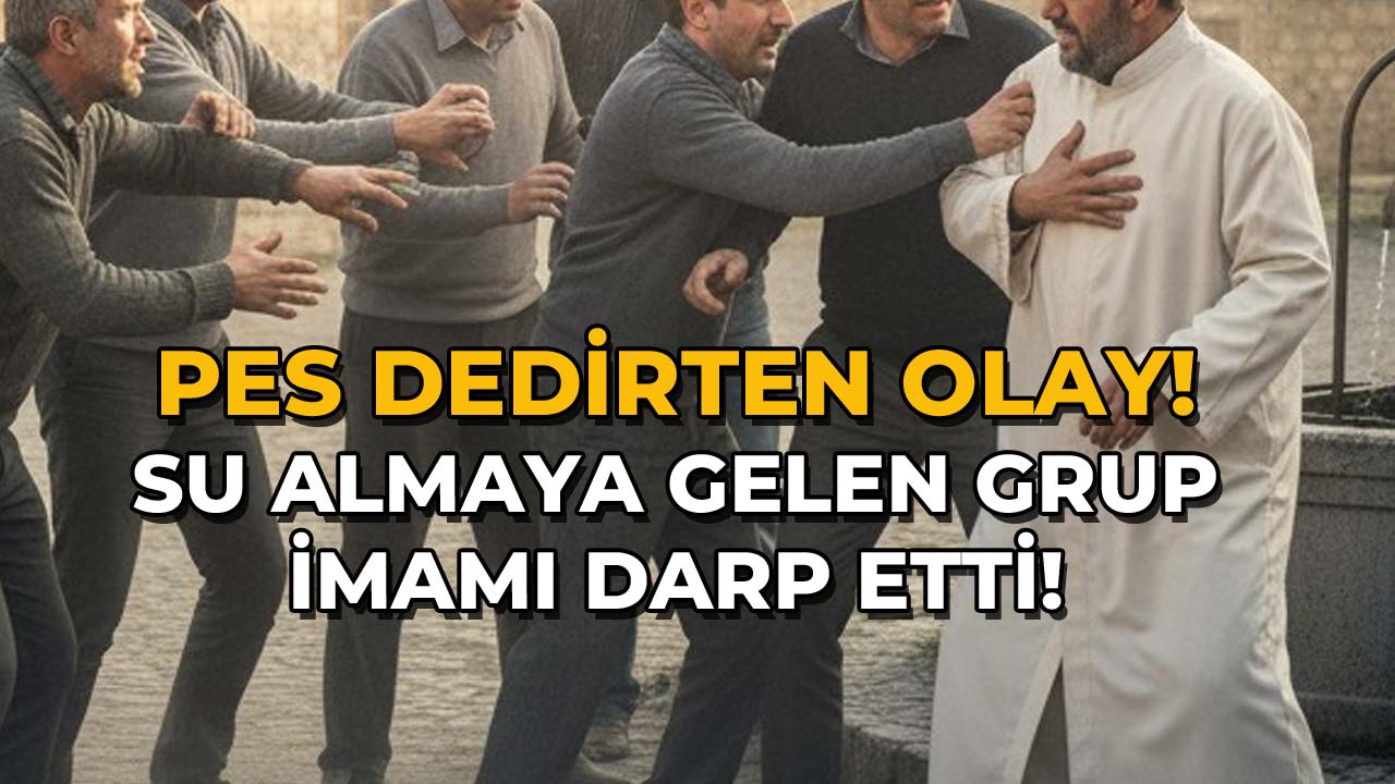 Su Almaya Gelen Grup İmamı Darp Ettiler2