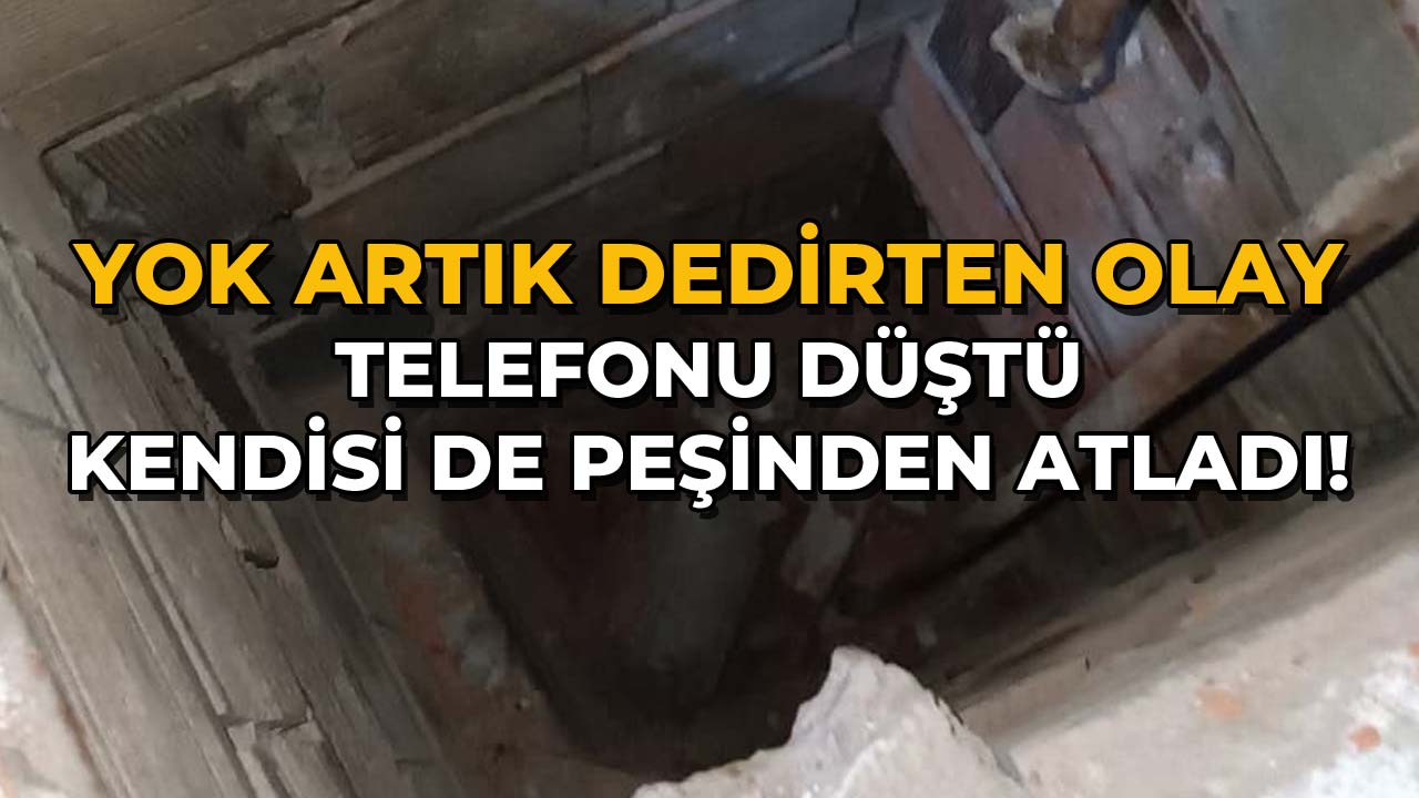 Telefonu Düştü Kendisi de Peşinden Atladı!