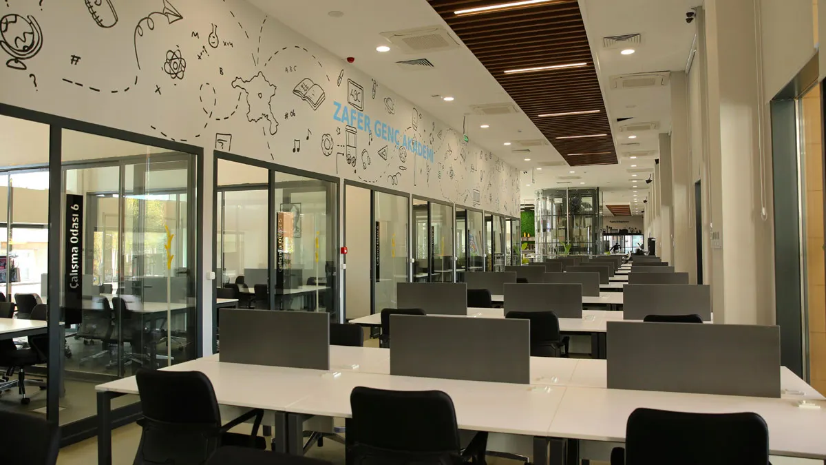 Ankara'nın Çankaya ilçesinde yapılan Zafer Genç Akademi