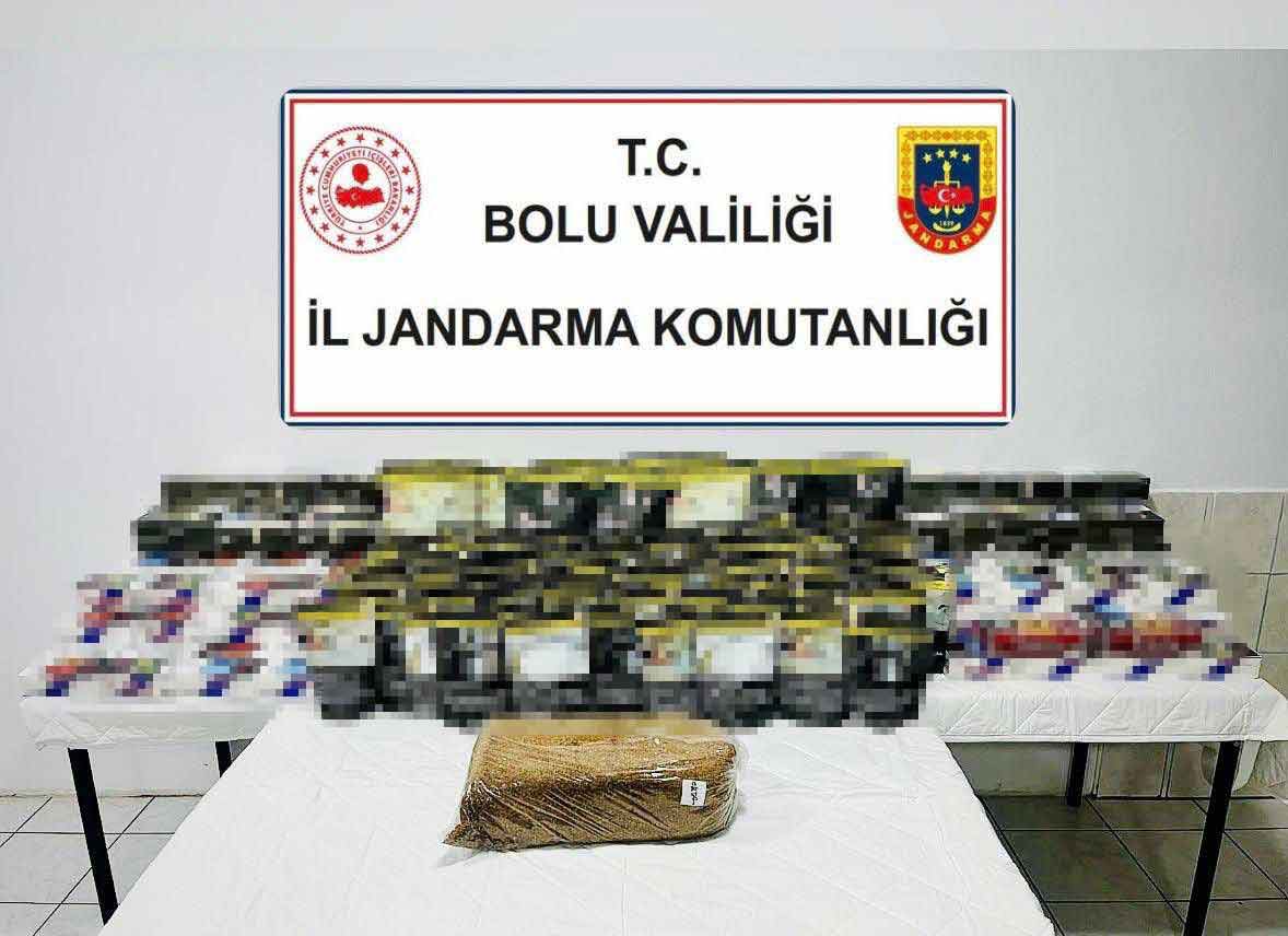 Bolu'da Durdurulan Araçtan Çıkanlar Şoke 2Etti