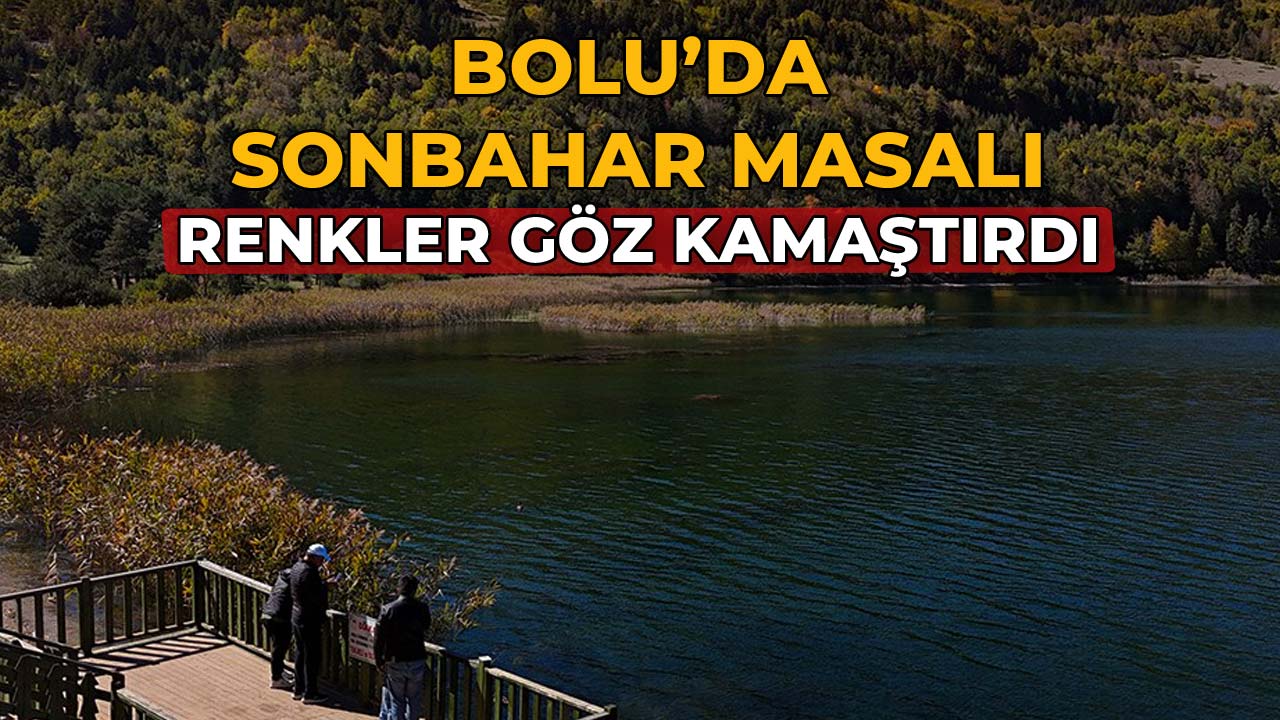 Bolu'da Sonbahar Masalı Renkler Göz Kamaştırdı