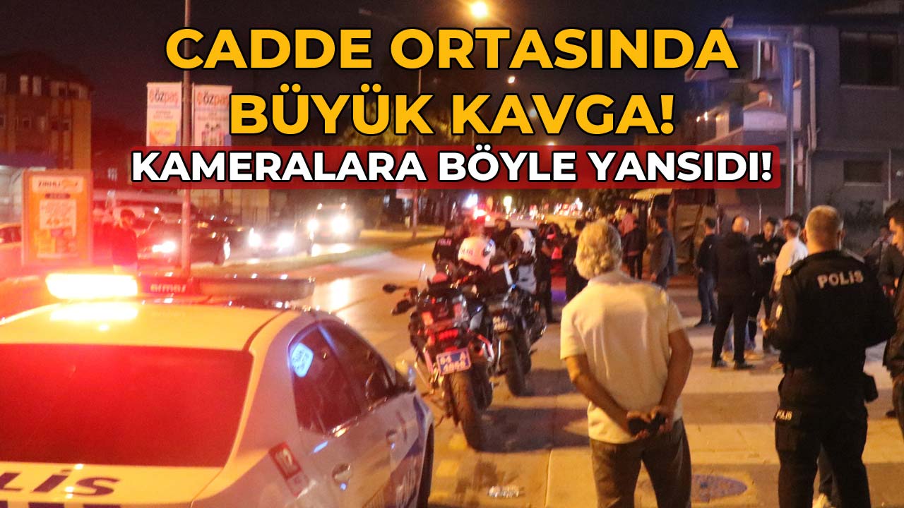 Cadde Ortasında Büyük Kavga