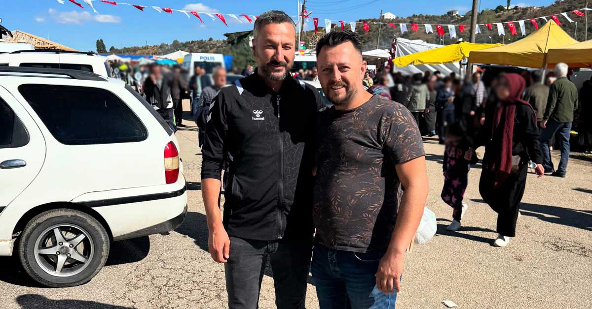 Eskipazar Belediye Başkanı Serkan Civa ve Emin Yalçın