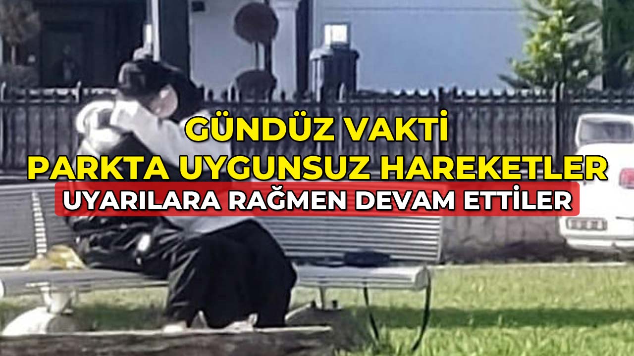 Gündüz Vakti Parkta Uygunsuz Hareketler22