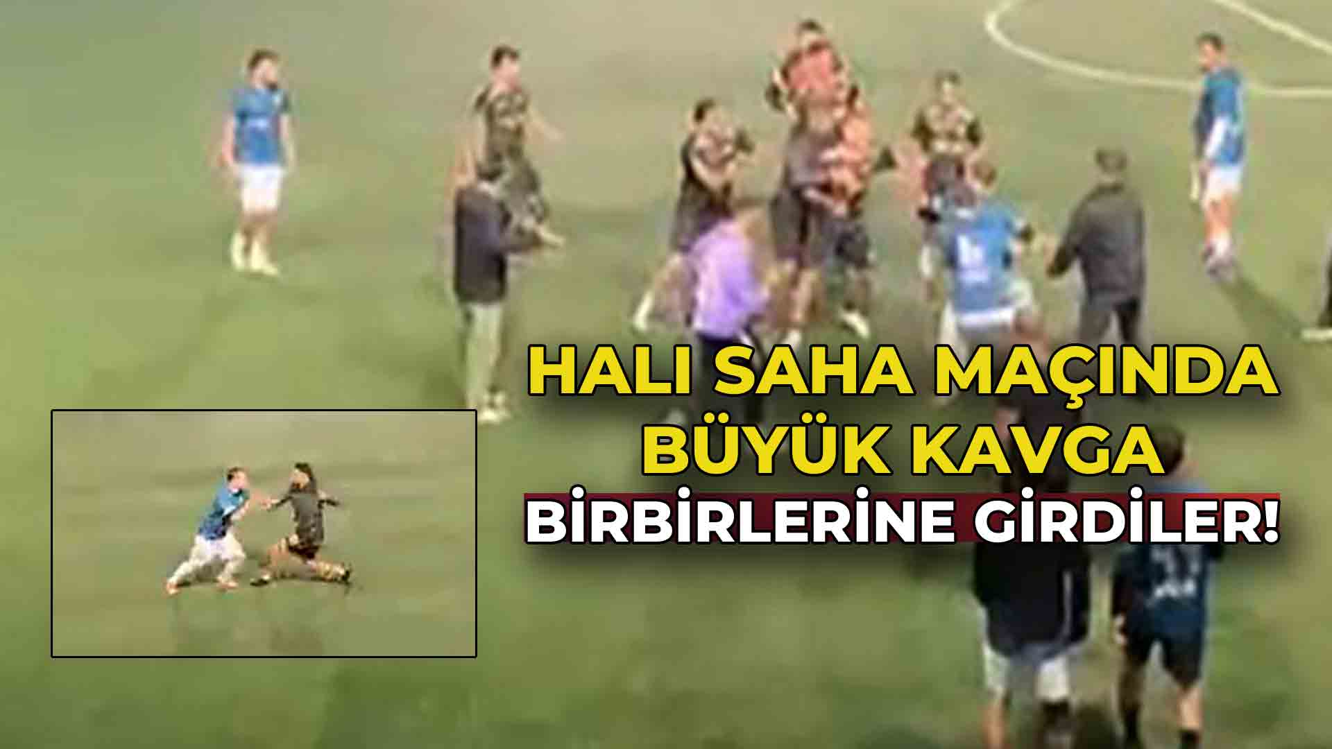 Halı Saha Maçında Büyük Kavga66