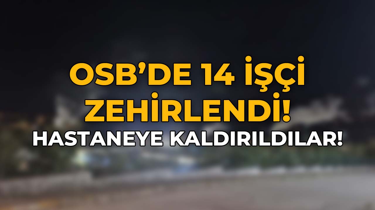 OSB'de 14 İşçi Zehirlendi