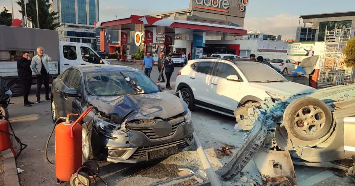 ankara cankayada kontrolden cikan arac benzinlige daldi 8sT2WBYe.jpg