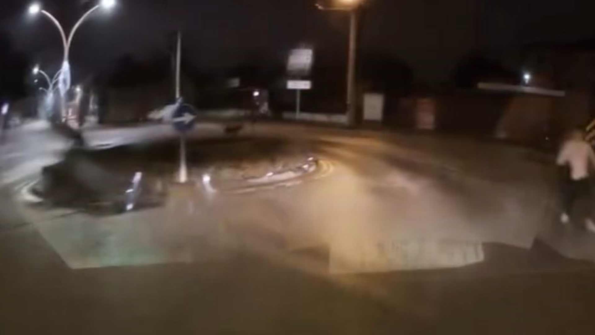 Bolu’da Araç Kamerasına Yansıyan Anlar