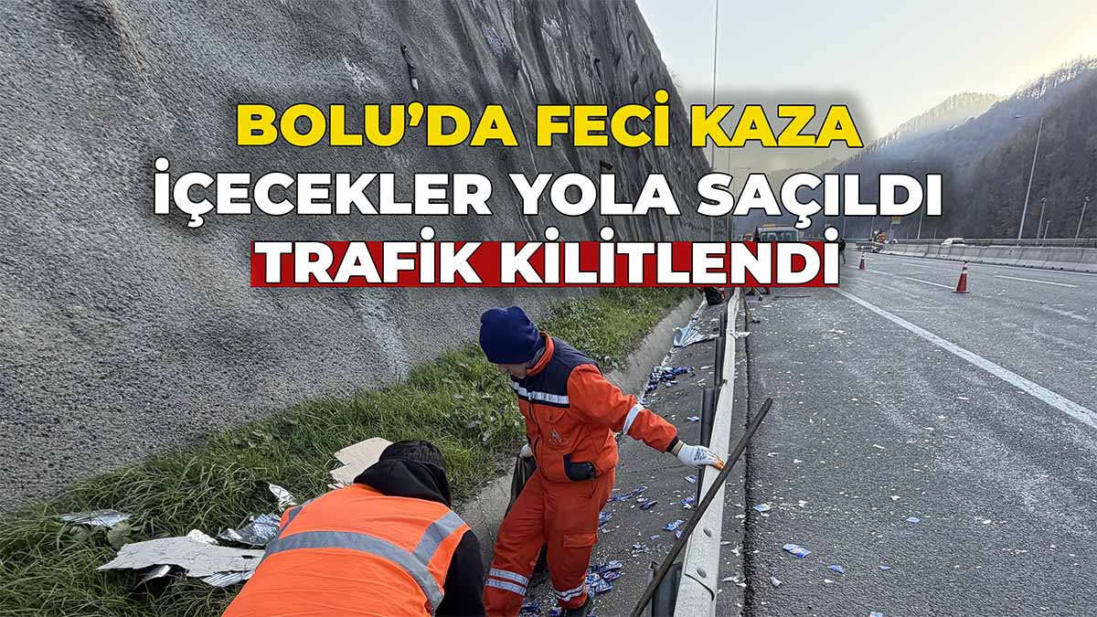 Bolu'da Feci Kaza