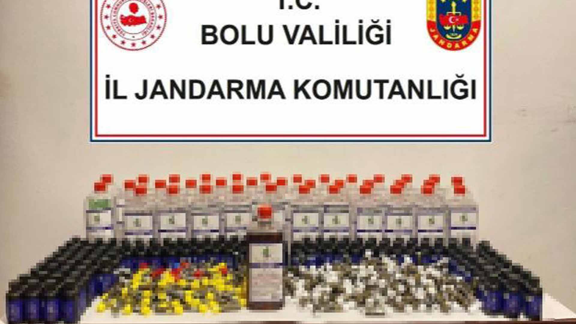 Bolu’da Kaçak İçki Operasyonu