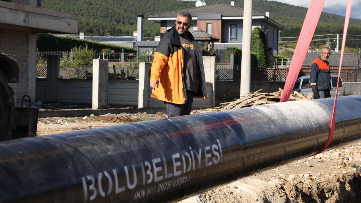 Bolu’da Su Kesintilerine Neden Olan Hatlar Yenileniyor