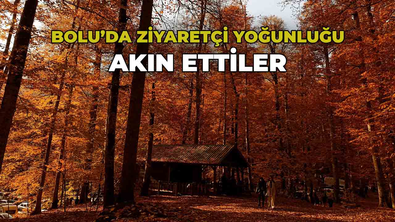 Bolu'da Ziyaretçi Yoğunluğu Akın Ettiler