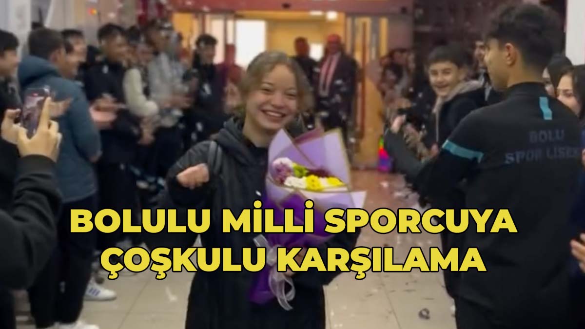 Bolulu Milli Sporcuya Coşkulu Karşılama1