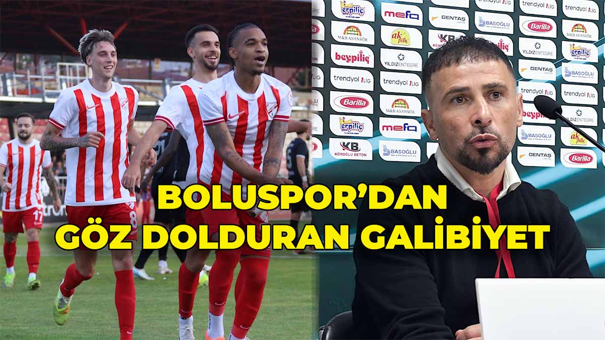 Boluspor’dan Göz Dolduran Galibiyet