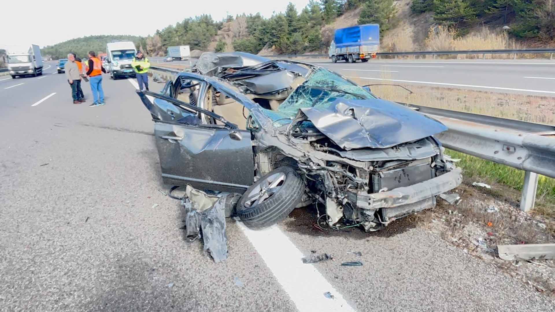 Gerede Trafik Kazası 3 Yaralı