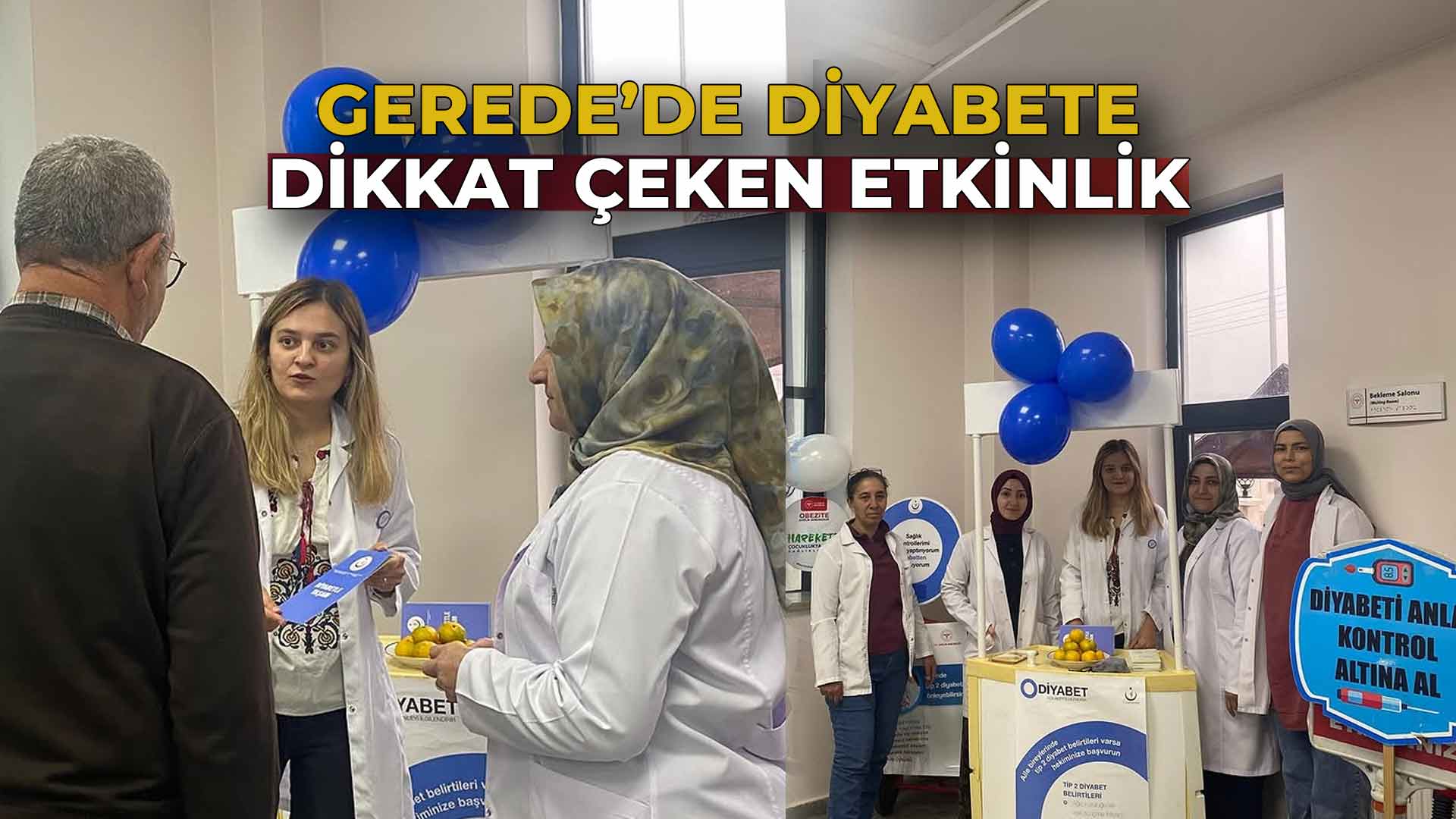 Gerede’de Diyabete Dikkat Çeken Etkinlik