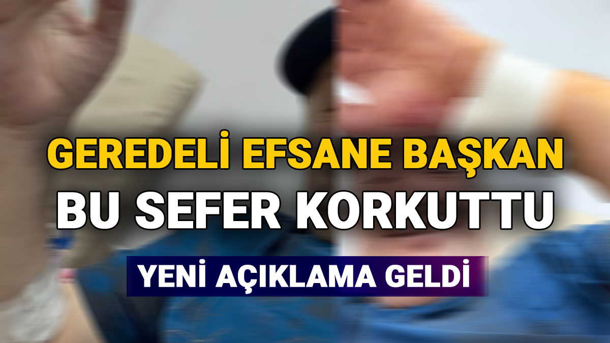 Geredeli Efsane Başkan Korkuttu, Yeni Açıklama Geldi, Celal Uslu anjiyo oldu