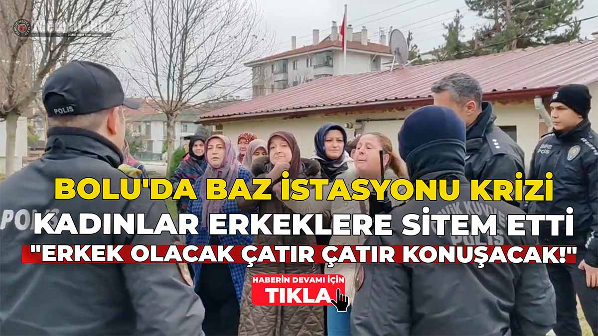 Bolu'da Baz İstasyonu Krizi