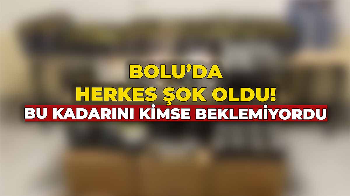 Bolu’da Herkes Şok Oldu! Bu Kadarını Kimse Beklemiyordu