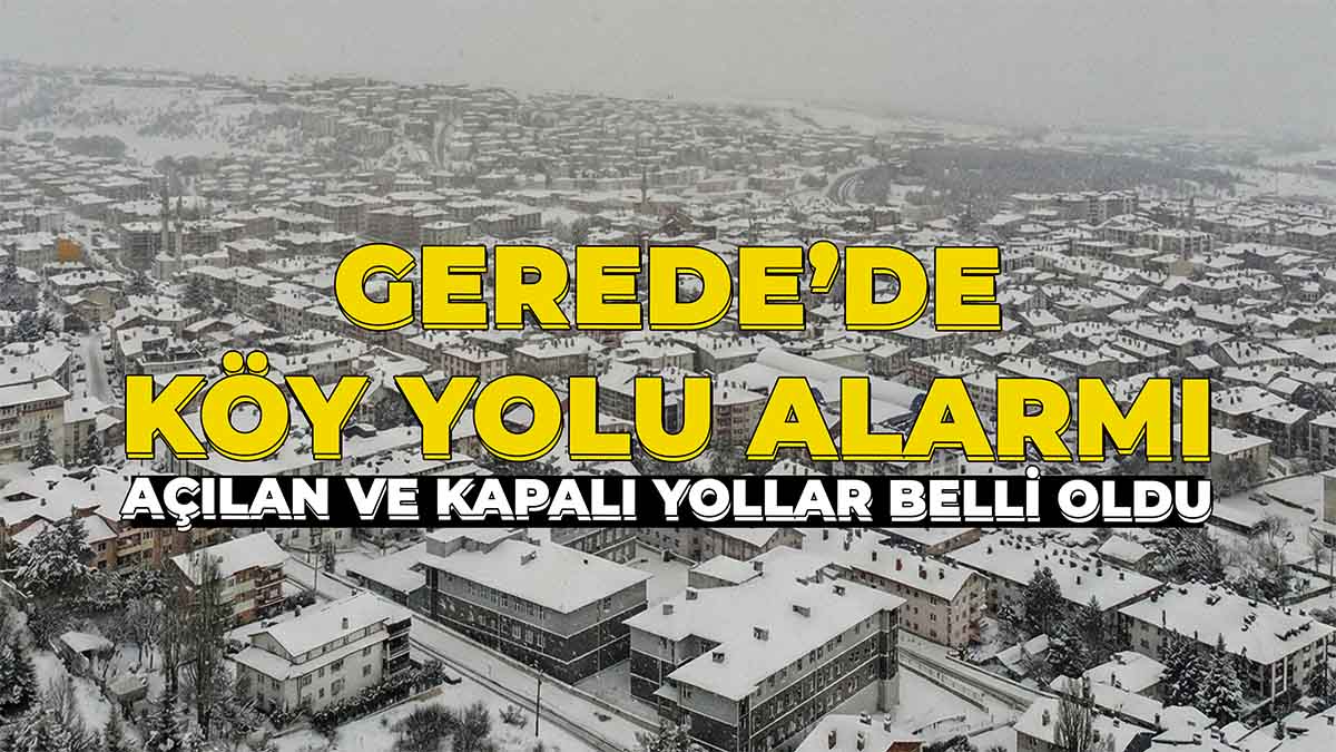 Gerede Köy Yolu