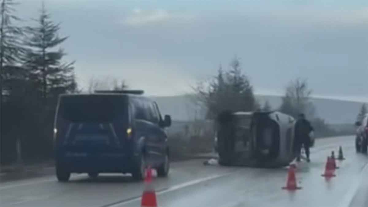 Gerede Yolunda Feci Kaza