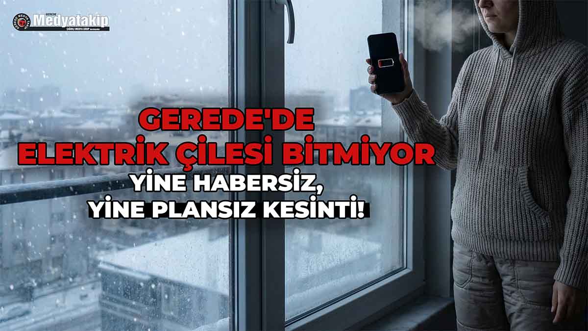 Gerede'de Elektrik Kesintisi