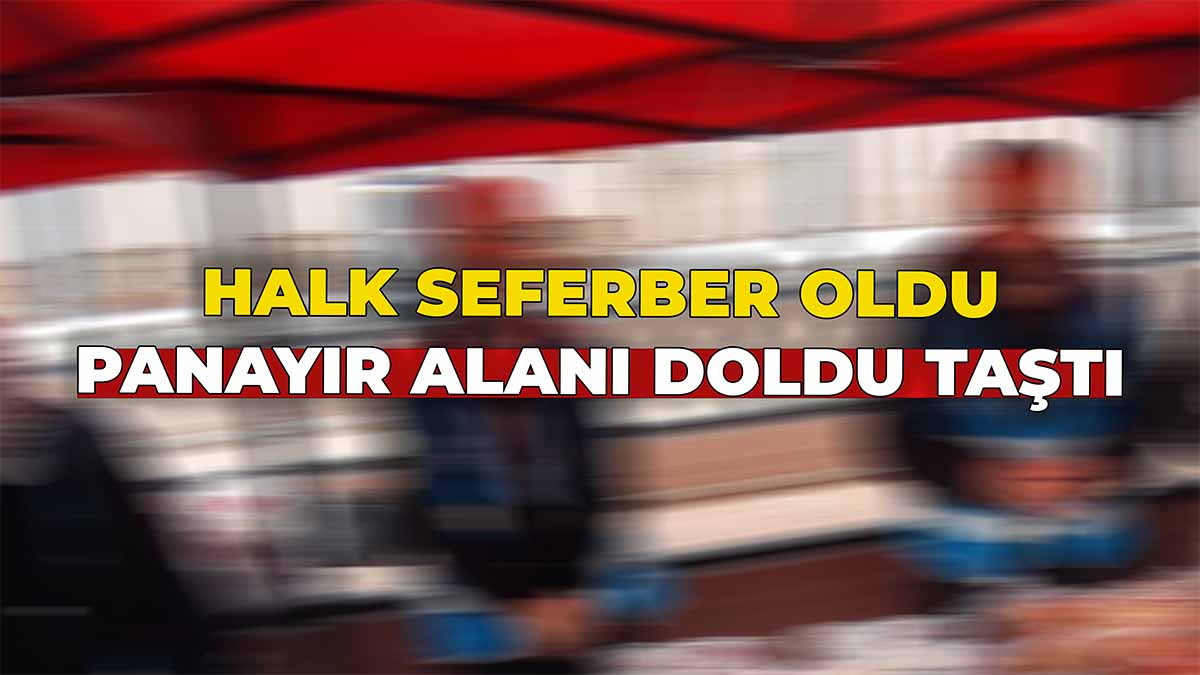 Halk Seferber Oldu Panayır Alanı Doldu Taştı