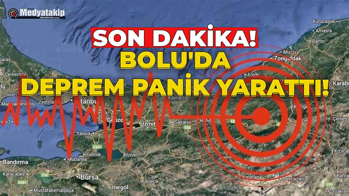 Son Dakika Bolu Deprem