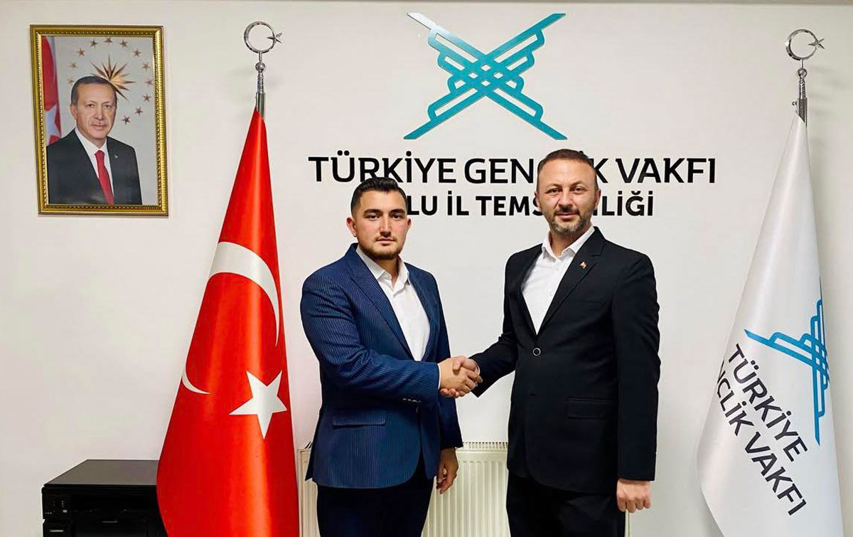 TÜGVA Bolu İl Temsilcisi Muhammet Mustafa Özdere ve Gerede İlçe Temsilcisi Sefa Ceylan