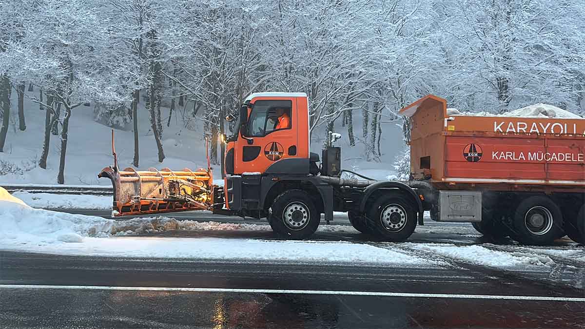 Bolu Dağı Kar Yağışı