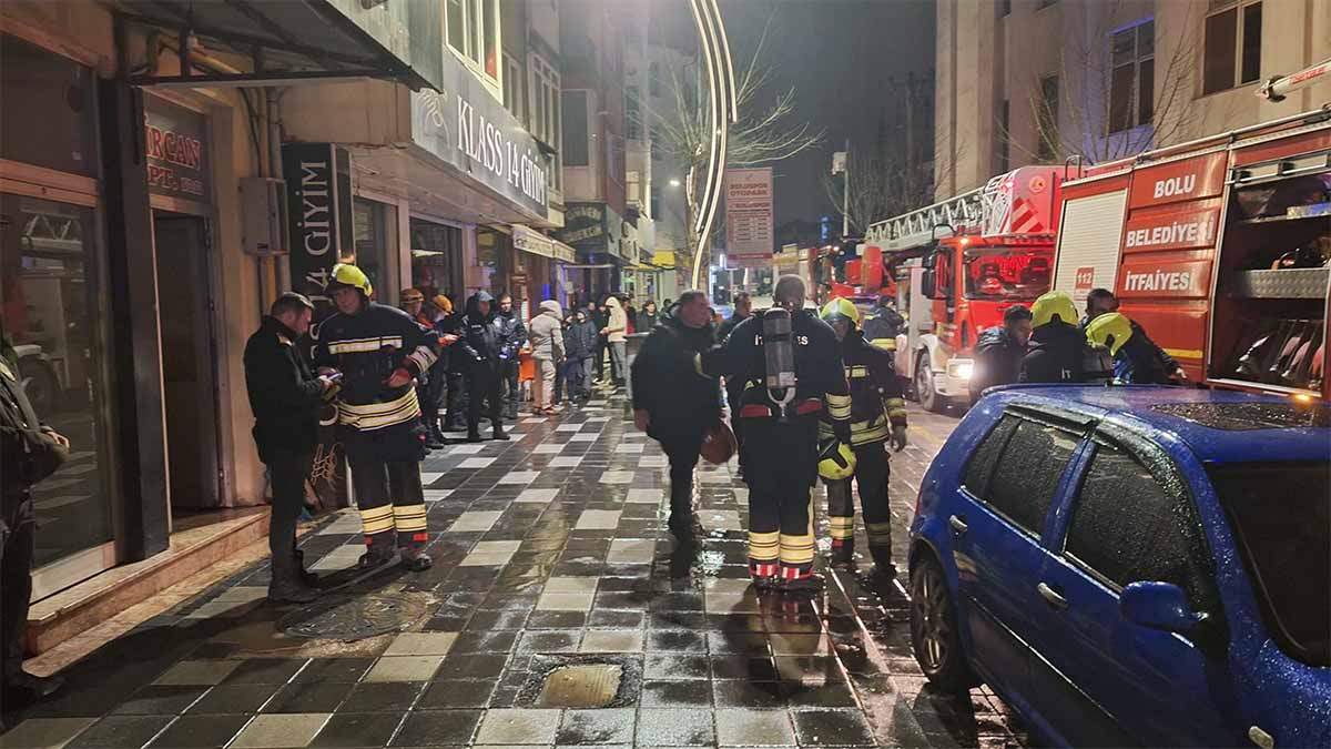 Bolu’da Apartman Yangını2