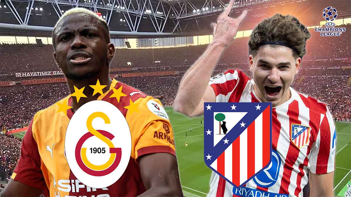 Galatasaray – Atletico Madrid Maçı Ne Zaman Osimhen ve Julian Alvarez yanyana arkada ramspark